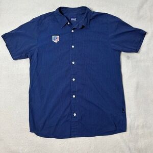 Patagonia Shirt Mens‎ Medium blue striped ski Patrol button down